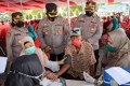 PJU Polres Batubara Lakukan Pengecekan Vaksinasi Dan Imbau Warga Patuhi Prokes