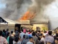 Diduga Akibat Ledakan Kompor Gas, 9 Rumah Di Tanjung Tiram Batubara Ludes Terbakar