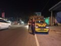 Polsek Padang Hilir Patroli Blue Light Antisipasi Kejahatan Usai Sholat Subuh