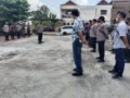 Polres Simalungun Amankan Aksi Damai Di Depan Kantor Pengadilan