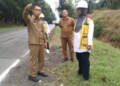 Kadis PUPR Sergai Dampingi Satker P2JN Ukur Pelebaran Jalan Nasional Sepanjang 1,5 Km