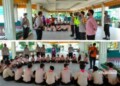 Kapolsek Padang Hilir Pimpin Pengamanan Kegiatan JOTA dan JOTI  Nasional Kota Tebingtinggi 2022