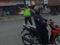 Waka Polres Tebingtinggi Langsung Turun Mengatur Lalulintas